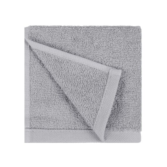 Amazon Basics Waschlappen Set, 100% Baumwolle Extra Saugfähig Schnelltrocknend, 30 x 30 cm, Grau, 12er-Pack