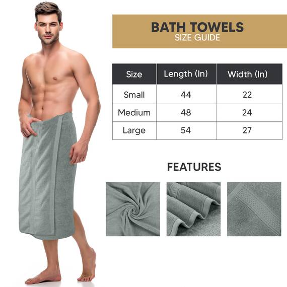 Utopia Towels - 4er-Pack Badetücher Set Premium 100% ringgesponnene Baumwolle 69 x 137 cm Handtücher, sehr saugfähig, weiches Gefühl Duschtücher (Kühles Grau)