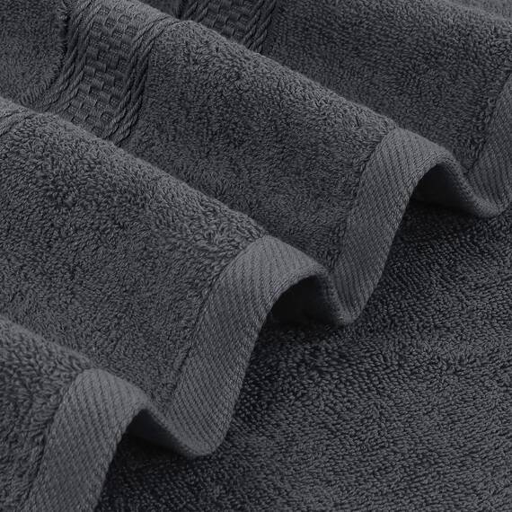 Utopia Towels -Badetücher Set Premium 100% ringgesponnene Baumwolle 69 x 137 cm Handtücher, sehr saugfähig, weiches Gefühl Duschtücher (Grau) (2er-Pack)
