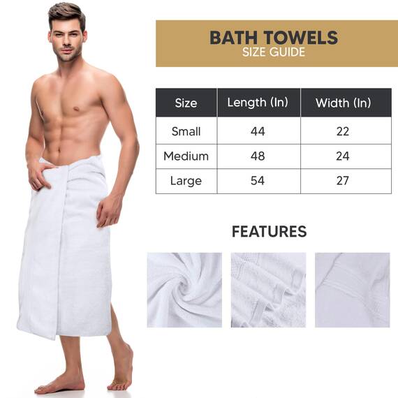 Utopia Towels - 4er-Pack Badetücher Set Premium 100% ringgesponnene Baumwolle 69 x 137 cm Handtücher, sehr saugfähig, weiches Gefühl Duschtücher (Weiß)