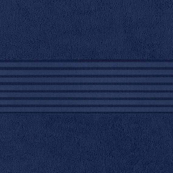 Utopia Towels - 2er Großes Badetuch mit Aufhänger - 100% gekämmte ringgesponnene Baumwolle, sehr saugfähig große Badetücher 90 x 180 cm, hochwertiges Saunatuch (Marineblau)