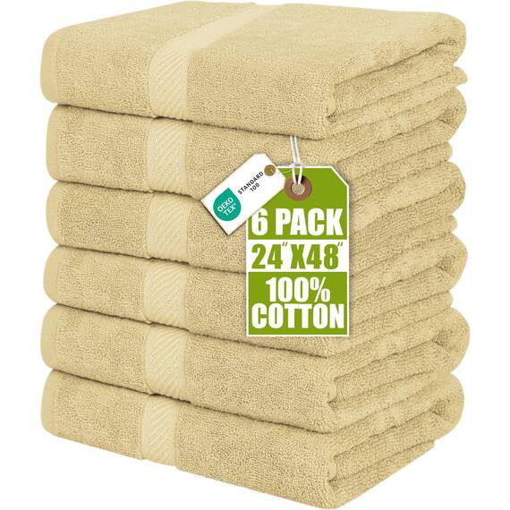 Utopia Towels Badetücher, 61 x 121 cm, 6er-Pack