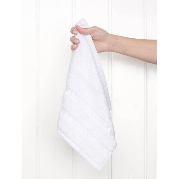 American Soft Linen Luxus-Waschlappen für Badezimmer, 100% Baumwolle, 4-teiliges türkisches Waschlappen-Set, 33 x 33 cm, weiche Lappen für Körper und Gesicht, Weiß