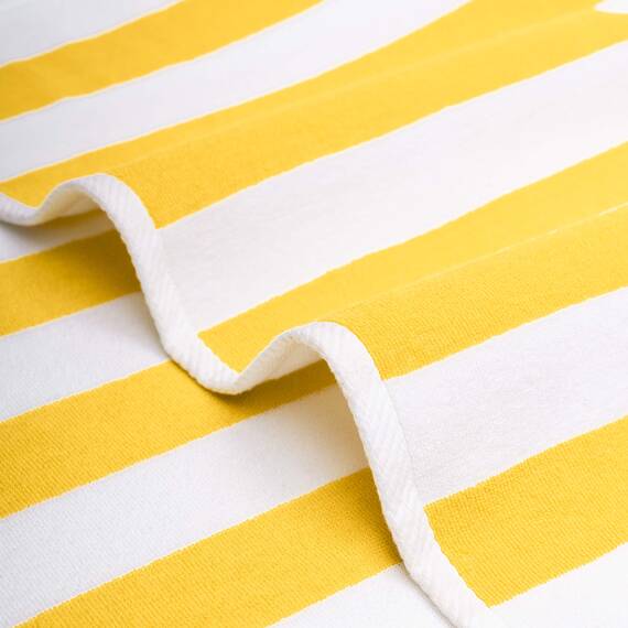 American Soft Linen Strandtücher, Cabana gestreift, 100 % Baumwolle, gemischte Farben, 76.2x152.4 cm, übergroße Strandtücher, weiche, saugfähige, sandfreie Badetücher (blau, gelb, orange), 4 Stück