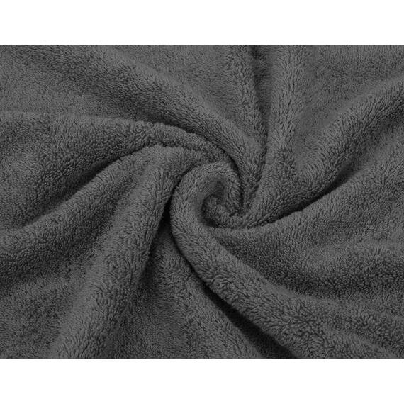 American Soft Linen 6-teiliges Handtuch-Set aus 100% türkischer echter Baumwolle für Bad und Küche, 2 Badetücher, 2 Handtücher und 2 Waschlappen, Grau