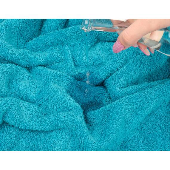 American Soft Linen Luxuriöses 6-teiliges Handtuch-Set, 2 Badetücher, 2 Handtücher, 2 Waschlappen, 100% türkische Baumwolle, Handtücher für Badezimmer, Aqua Blue Handtuch-Sets