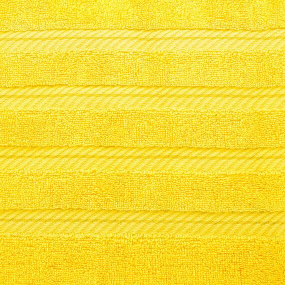 American Soft Linen Handtuch-Set, 100 % Carde-Baumwolle, 6-teilig, 590 g/m², schwer, weich, saugfähig, türkische Handtücher für Badezimmer, Sonnengelb
