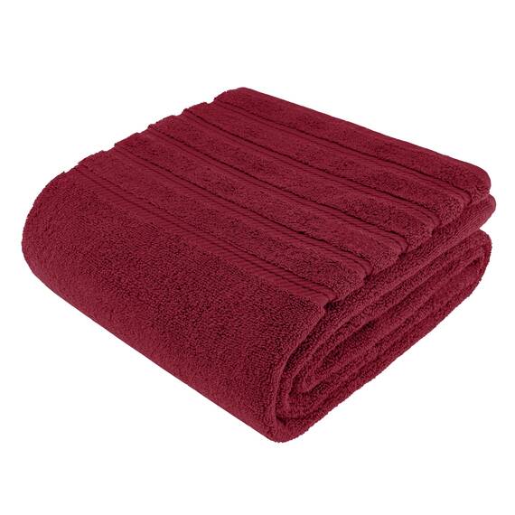 American Soft Linen Jumbo-Badetücher, 100% Baumwolle, türkisches Badetuch, übergroßes Luxus-Badetuch für Badezimmer, Strand und Pool, 76,2 x 177,9 cm, Bordeaux