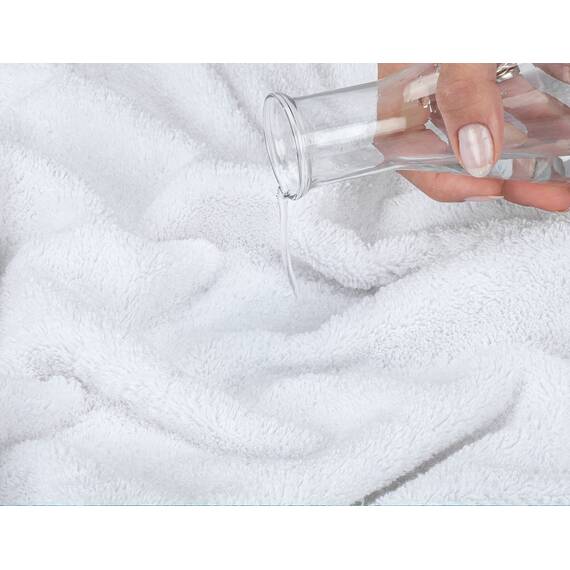 American Soft Linen Luxus-Handtücher für Badezimmer, 100% Baumwolle, Türkisches 4-teiliges Set, 600 g/m², für Küche, Weiß