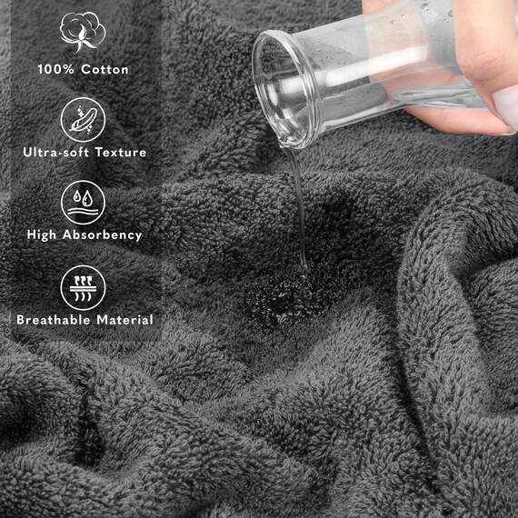 American Soft Linen Hochwertige türkische Baumwolle, luxuriöse Hotelqualität für maximale Weichheit und Saugfähigkeit.
