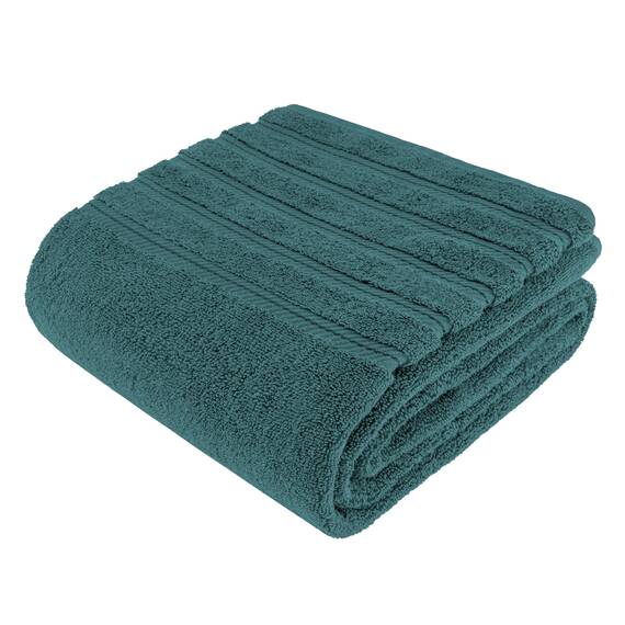 American Soft Linen Jumbo-Badetücher, 100% Baumwolle, türkisches Badetuch, übergroßes Luxus-Badetuch für Badezimmer, Strand und Pool, 76,2 x 177,9 cm, Blaugrün