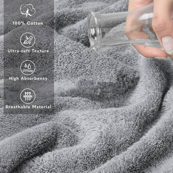 American Soft Linen Hochwertige türkische Baumwolle, luxuriöse Hotelqualität für maximale Weichheit und Saugfähigkeit.