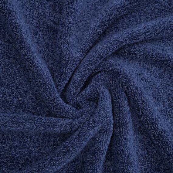 American Soft Linen Salem Waschlappen-Sets, 4-teilig, luxuriös, 600 g/m², 100 % Baumwolle, Waschlappen für Badezimmer, 33 x 33 cm, hochwertige Handtücher, Marineblau