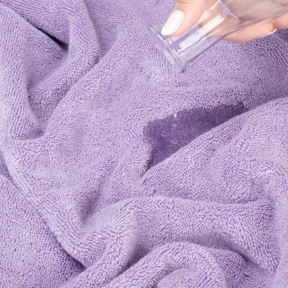 American Soft Linen Salem Türkisches Badetuch-Set, 100% Baumwolle, 600 g/m², 6 Stück Handtücher für Badezimmer, 2 Badetücher, 2 Handtücher, 2 Waschlappen, Flieder