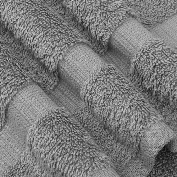 Chakir Turkish Linens | Hotel- & Spa-Qualität 100% Baumwolle Premium türkische Handtücher | weich und saugfähig (8-teilige Handtuch-Sets, Grau)