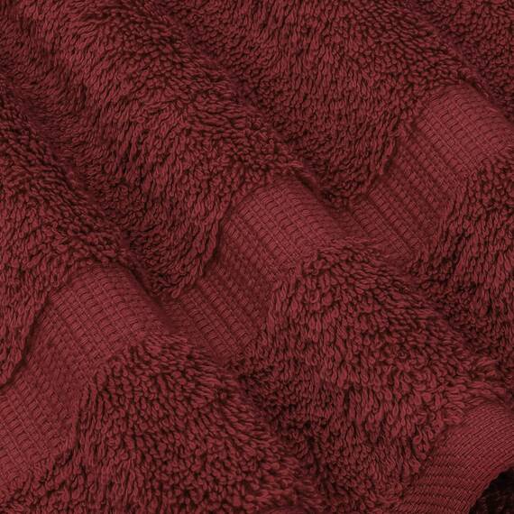 Chakir Turkish Linens | Hotel & Spa Qualität 100% Baumwolle Premium türkische Handtücher | Weich & Saugfähig (8-teiliges Handtuchsets, Cranberry)