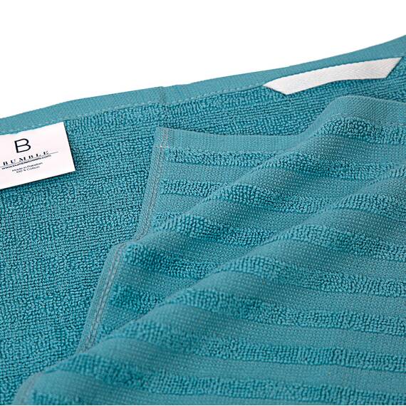Bumble Küchenhandtücher - Geschirrhandtücher Handtücher Baumwolle – 6er Pack – XL Größe 50 x 70 cm – Edle, Weiche und Robuste Ringspinnbaumwolle in 3 Verschiedenen Texturen (Aqua)