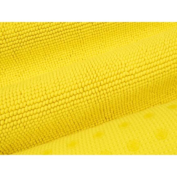 Cotton Paradise Rutschfeste Badematten für Badezimmer, 100 % Baumwolle, 50,8 x 86,4 cm, weich, saugfähig, schnell trocknend, maschinenwaschbar, Boden-Badematte, gelber Badteppich