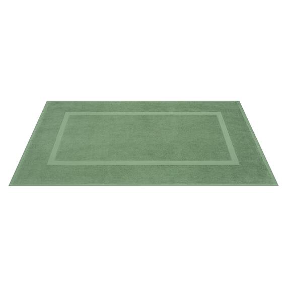 Cotton Paradise Badematten aus 100% Baumwolle für Badezimmer, 2 Stück, 50,8 x 86,4 cm, weich, saugfähig, waschbar, schnell trocknend, salbeigrün
