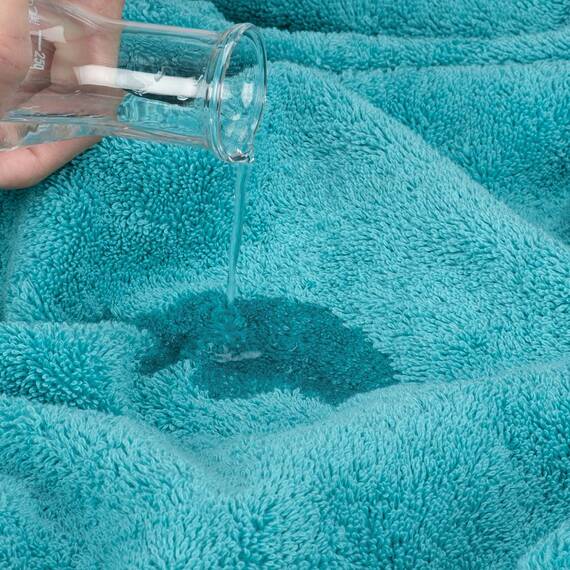Cotton Paradise 6-teiliges Handtuch-Set, 100 % Baumwolle, weich, saugfähig, türkische Handtücher für Badezimmer, 2 Badetücher, 2 Handtücher, 2 Waschlappen, Aquablau, Handtuch-Set