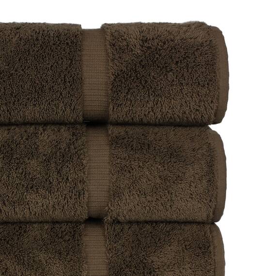 Chakir Turkish Linens Luxus Hotel & Spa Badetuch 27x54 - Bath Towel Cocoa
