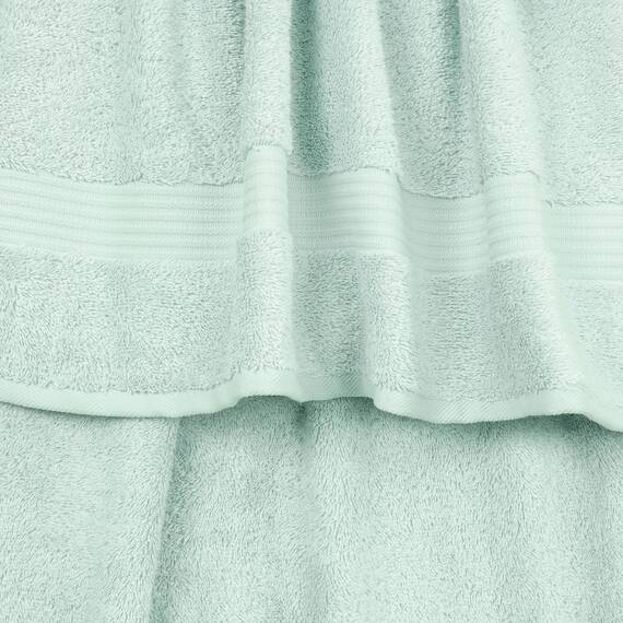 Cotton Paradise 6-teiliges Handtuch-Set, 100% Baumwolle, weich, saugfähig, türkische Handtücher für Badezimmer, 2 Badetücher, 2 Handtücher, 2 Waschlappen, Minzhandtuch-Set