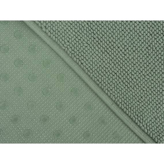Cotton Paradise Badteppich für Badezimmer, 50,8 x 86,4 cm, 100% Baumwolle, rutschfest, weich, saugfähig, maschinenwaschbar, salbeigrün