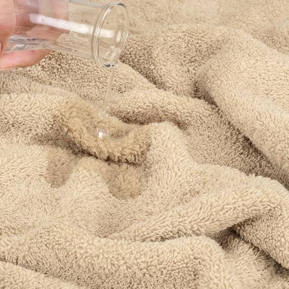 Cotton Paradise 6-teiliges Handtuch-Set, 100% türkische Baumwolle, weiche saugfähige Handtücher für Badezimmer, 2 Badetücher, 2 Handtücher, 2 Waschlappen, Sand Taupe Handtuch-Set