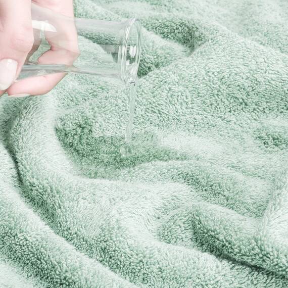 Cotton Paradise 6-teiliges Handtuch-Set, 100% Baumwolle, weich, saugfähig, türkische Handtücher für Badezimmer, 2 Badetücher, 2 Handtücher, 2 Waschlappen, Minzhandtuch-Set