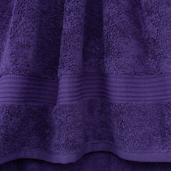 Cotton Paradise Türkische Waschlappen für Badezimmer, 100 % Baumwolle, weich, saugfähig, kleine Handtücher, Waschlappen für Körper, violette Waschlappen