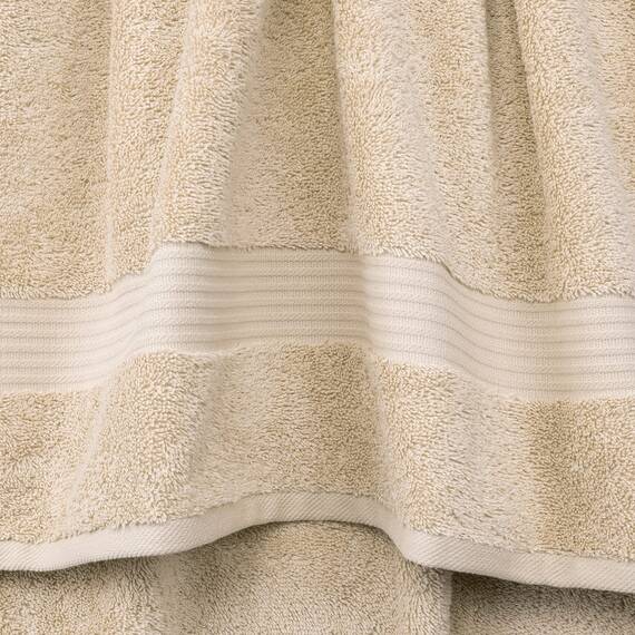 Cotton Paradise 6-teiliges Handtuch-Set, 100% türkische Baumwolle, weiche saugfähige Handtücher für Badezimmer, 2 Badetücher, 2 Handtücher, 2 Waschlappen, Sand Taupe Handtuch-Set