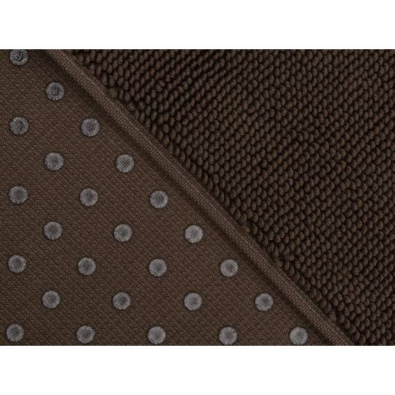 Cotton Paradise rutschfeste Badematten für Badezimmer, 100% Baumwolle, 50,8 x 86,4 cm, weich, saugfähig, schnell trocknend, maschinenwaschbar, Boden-Badematte, brauner Badteppich