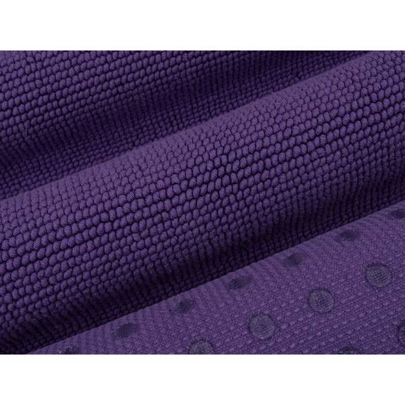 Cotton Paradise rutschfeste Badematten für Badezimmer, 100% Baumwolle, 50,8 x 86,4 cm, weich, saugfähig, schnell trocknend, maschinenwaschbar, Boden-Badematte, lila Badteppich