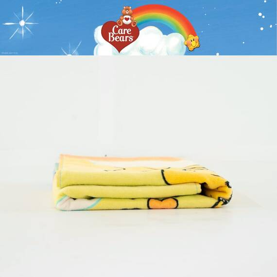Franco Care Bears Rainbow Kids Badetuch für Kinder, superweiche Baumwolle, 147,3 x 71,1 cm, offizielles Lizenzprodukt