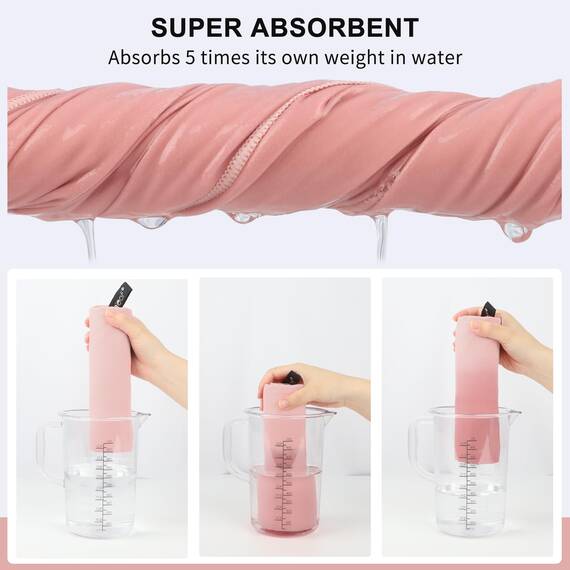 Rainleaf Mikrofaser-Handtuch, perfektes Reise-, Fitness- und Camping-Handtuch, schnell trocknend, super saugfähig, ultrakompakt, leicht, geeignet für Reisen, Strand, Dusche, Rucksackreisen, Pool