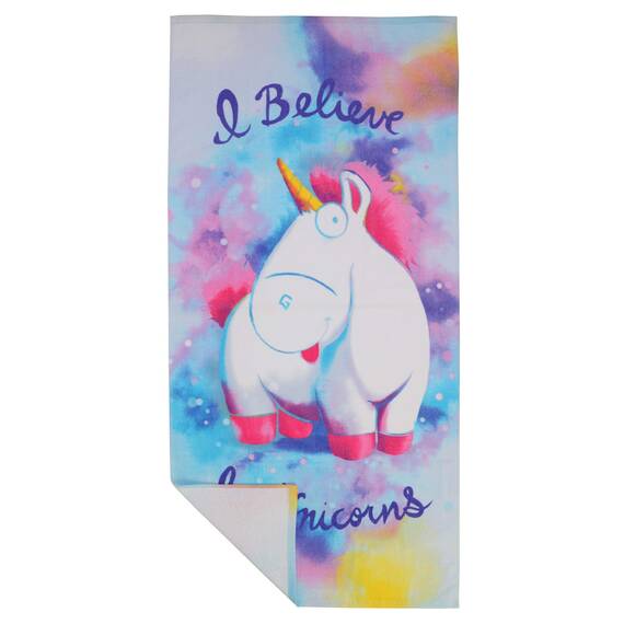 Franco Kinder-Strandtuch aus Baumwolle, 147,3 x 71,1 cm, Flauschiges Einhorn