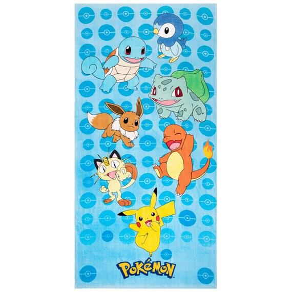 Franco Kinder-Strandtuch, superweich, Baumwolle, 147,3 x 71,1 cm, Pokemon