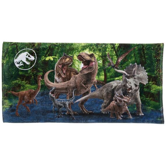 Franco Kinder-Strandtuch, superweich, Baumwolle, 147,3 x 71,1 cm, Jurassic World Dominion