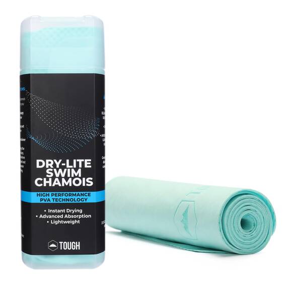 Tough Outfitters Schwimmhandtuch, schnell trocknend, PVA-Handtuch, Shammies, Chamois, Aqua Large – 66 x 43 cm