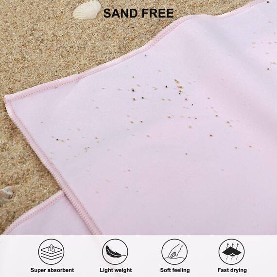 Rainleaf Mikrofaser-Handtuch, perfektes Reise-, Fitness- und Camping-Handtuch, schnell trocknend, super saugfähig, ultrakompakt, leicht, geeignet für Reisen, Strand, Dusche, Rucksackreisen, Pool