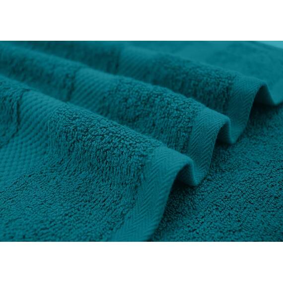 DAN RIVER Badetücher, 68 x 137 cm, 100 % Baumwolle, größer und leichter, schneller trocknend, super weich und saugfähig, ideale Luxus-Badetücher für den täglichen Gebrauch, Blaugrün, 4 Stück