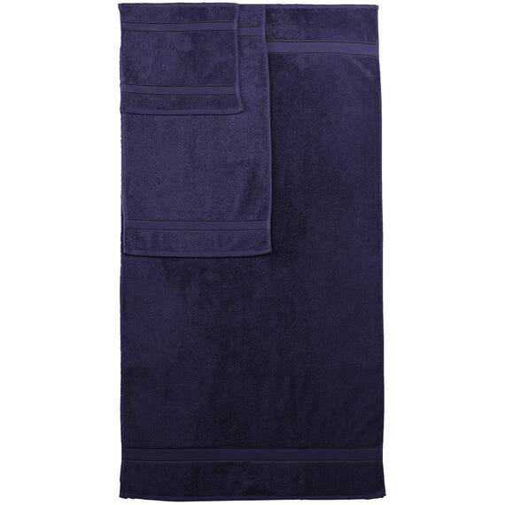 Pinzon Basics 6-teiliges Handtuchset aus ägyptischer Baumwolle (725 g), Navy