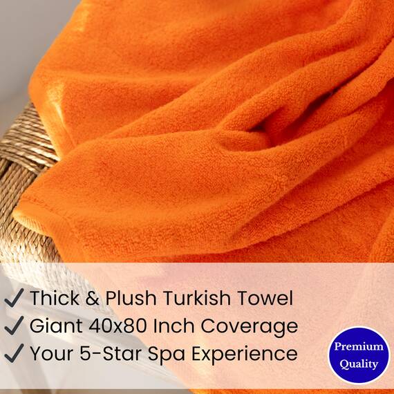 SALBAKOS Luxuriöse Strand- und Badetücher, 100 % türkische Baumwolle, extra groß, 101,6 x 203,2 cm, übergroße Badetücher, Premium-Hotelqualität, dick, weich, saugfähig, türkisches Handtuch (1 Stück