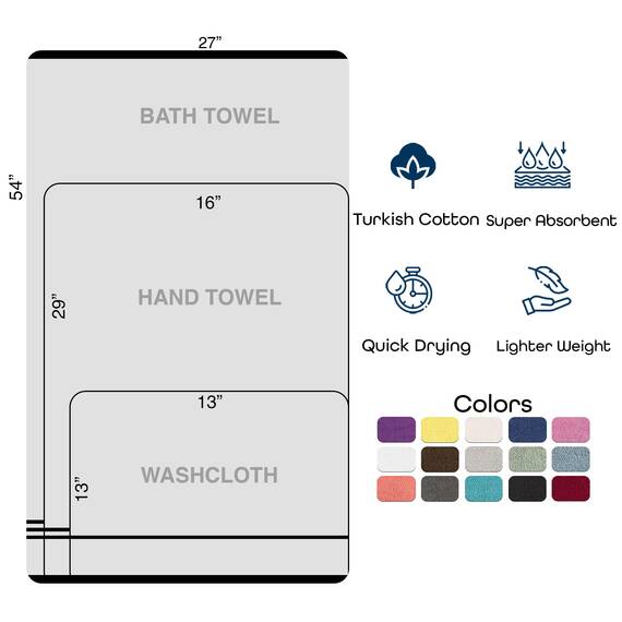 Hammam Linen Coral Orange Badetücher Set 6 TLG. Original türkische Baumwolle weiches, saugfähiges und hochwertiges Handtuch für Bad und Küche 2 Badetücher, 2 Handtücher, 2 Waschlappen