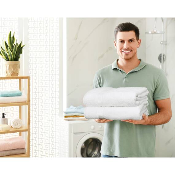 Utopia Towels luxuriöses Jumbo-Badetuch, sehr saugfähig und schnell trocknend, 600 g/m², 100 % ringgesponnene Baumwolle, besonders saugfähig, schnell trocknend, extra groß, superweich, Hotelqualität,
