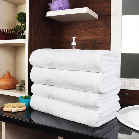 Utopia Towels luxuriöses Jumbo-Badetuch, sehr saugfähig und schnell trocknend, 600 g/m², 100 % ringgesponnene Baumwolle, besonders saugfähig, schnell trocknend, extra groß, superweich, Hotelqualität,
