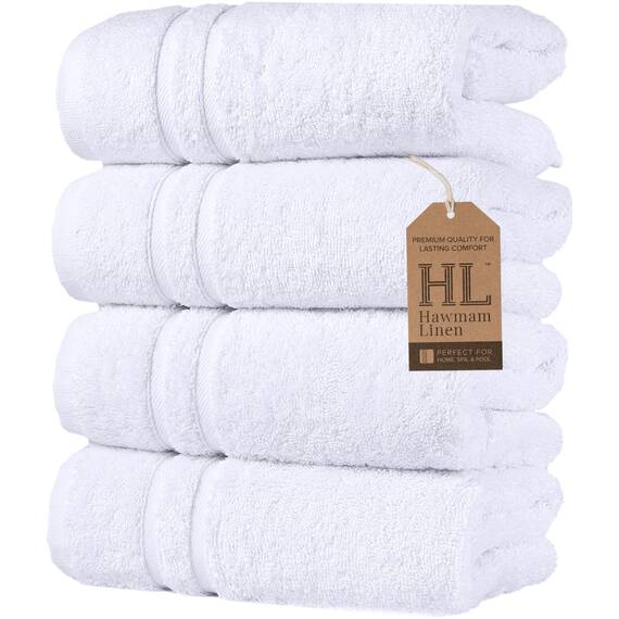 Hammam Linen Badetücher aus 100% Baumwolle, weich und saugfähig, Premium-Qualität