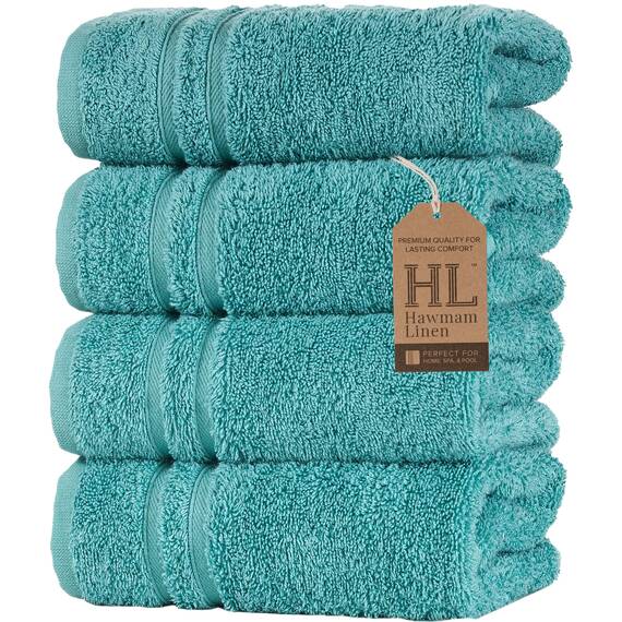 Hammam Linen Badetücher aus 100% Baumwolle, weich und saugfähig, Premium-Qualität