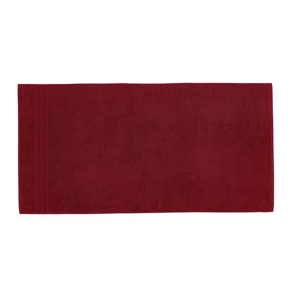 Hawmam Linen Badetücher, 4 Stück, weich und saugfähig, Premium-Qualität, perfekt für den täglichen Gebrauch, 100% Baumwolle, Burgunderrot