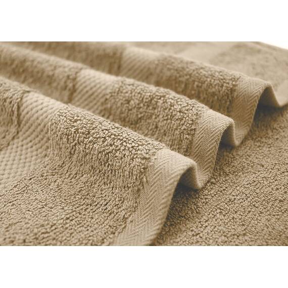 DAN RIVER Badetuch-Set, 100 % Baumwolle, weich, groß, Badetuch, sehr saugfähig, für den täglichen Gebrauch, ideal für Pool, Zuhause, Fitnessstudio, Spa, Hotel, Hellbraun, 68.6 x 137.2 cm, 600 g/m²